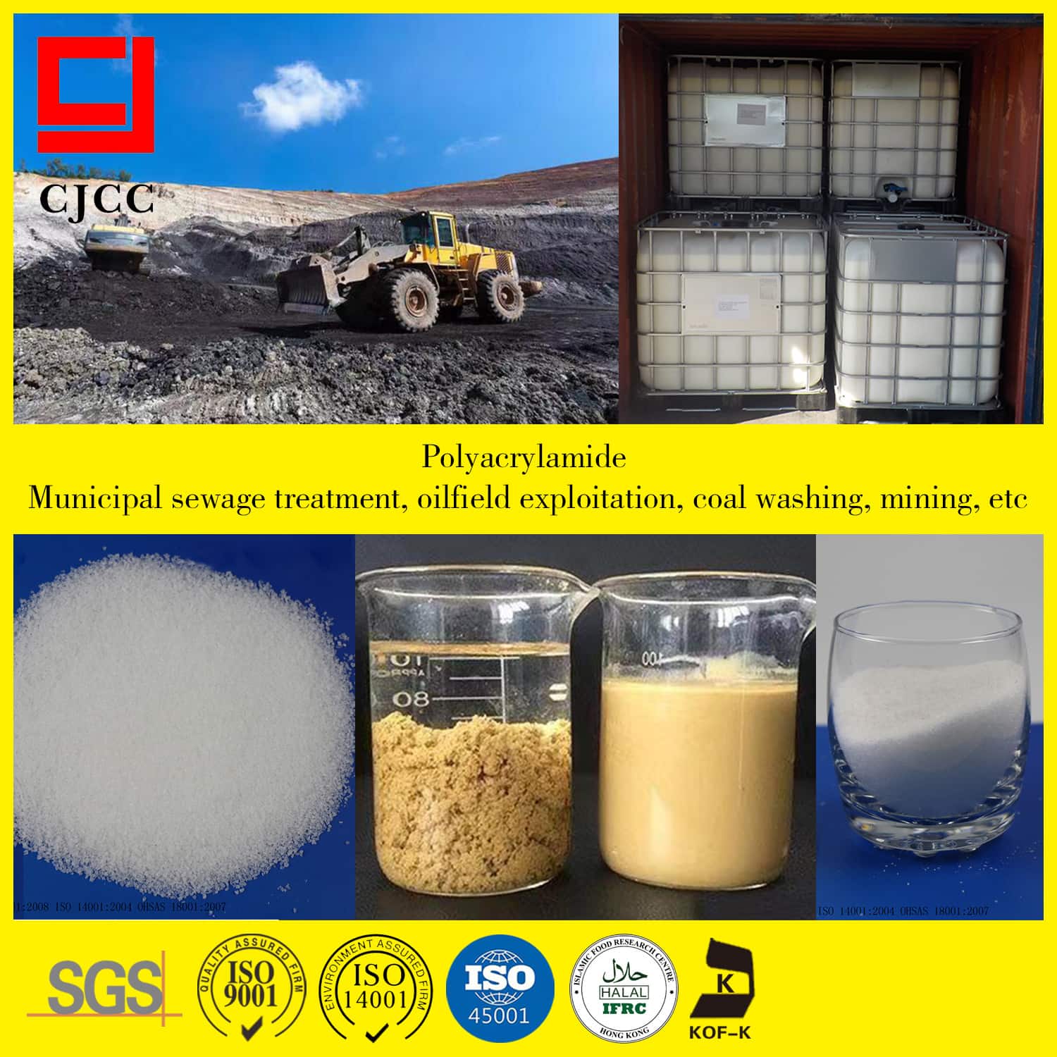 Apakah anggaran penggunaan polyacrylamide dalam bidang yang berbeza?